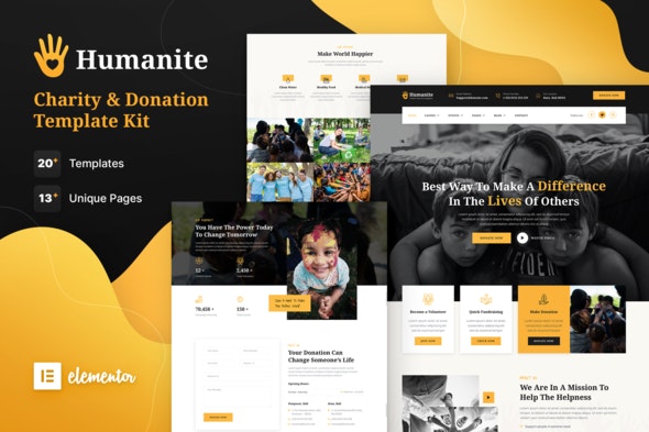 Humanite - Charity & Donation Elementor Template Kit.jpg