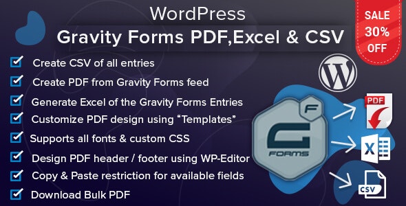 WordPress Gravity Forms PDF, Excel & CSV.jpg