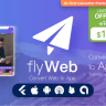 FlyWeb for Web to App Convertor Flutter + Admin Panel Version