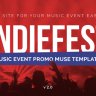 IndieFest - Music Event-Party-Festival Promo Muse Template