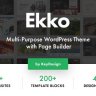 Ekko - Multi-Purpose WordPress Theme with Page Builder
