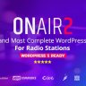 Onair2: Radio Station WordPress Theme With Non-Stop Music Player [theme plugins included]