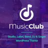 Music Club - Studio, Label, Band, DJ or Singer WordPress Theme